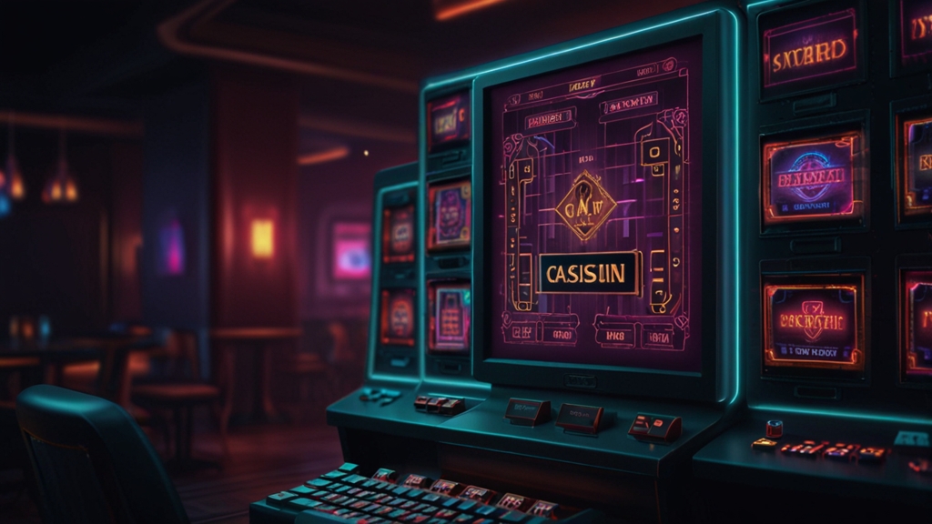 A casino login error screen with troubleshooting icons